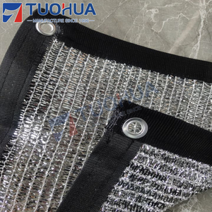 <span class=keywords><strong>Malla</strong></span> de <span class=keywords><strong>Sombra</strong></span> de Aluminio Tejida de HDPE Color Plata para Agricultura y Uso en Automóviles - Product Image 1