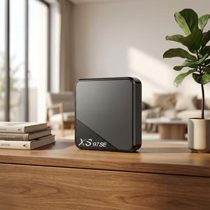 Venta al por Mayor de TV Box Android XS97 SE, Diseño Cuadrado Negro, WiFi de Doble Banda - Product Image 1