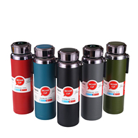 Thermos portable en acier inoxydable 316, bouteille d'eau intelligente pour le sport, les voyages et la voiture, grande capacité, affichage de la température, 6 à 12 heures