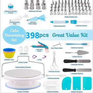 1 pièce Kit d'outils de décoration de gâteaux écologique de qualité alimentaire, compatible lave-vaisselle, avec support tournant pour glaçage et pâtisserie - Product Image 2
