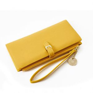 K398 Cartera larga para mujer con muchos compartimentos, carteras para mujer, monedero tipo clutch, bolsillo con cremallera para teléfono, tarjetero - Product Image 6