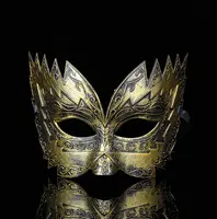Máscara de plástico para adultos, máscara de decoração criativa de rosto para adulto, festa de aniversário