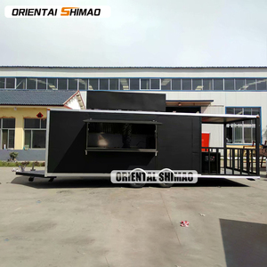 Remolque de comida rápida ORIENTAL SHIMAO, carrito de aperitivos Vintage, puerta corredera de vidrio, Gazebo, carrito de hielo afeitado para exteriores, hecho de fibra de vidrio y aluminio - Product Image 5