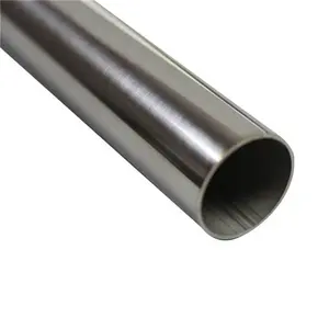 201 304 304L 316 316L Round Oval Stainless Steel Welded Muffler Pipe Motorcycle Exhaust Seamless Steel Pipes