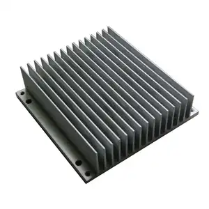 6063 aluminium T5 heat sink hitam anodized ekstrusi aluminium heatsink 145(W)* 40(H)* 150 (L)mm