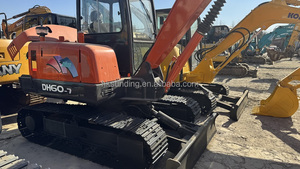 Vente chaude : Mini-excavatrice sur chenilles d'occasion coréenne Doosan DH60 de 6 tonnes, prix compétitif, en stock - Product Image 5