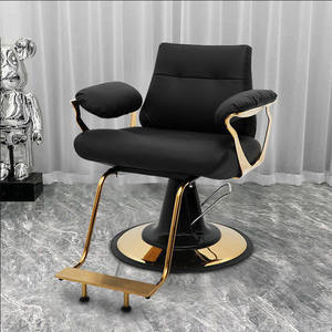 European Style Heavy Duty 200KG Hair Salon Styling <b>Chairs</b> Black <b>Reclining</b> for Beauty Salon and Barber Shop <b>on</b> <b>Sale</b> - Product Image 5