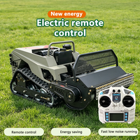 Tondeuse à gazon automatisée télécommandée sur chenilles de 800 mm, alimentée au diesel, avec application d'engrais – Nouveauté de l'usine Global Agent