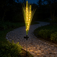 Lampes solaires décoratives pour jardin en forme de fleurs artificielles, pour allées et aménagements extérieurs