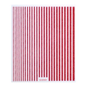 Pegatinas para Uñas, 8 Colores, Brillantes, Rayas Verticales Sólidas, Rojo, Morado, Estilo Femenino y Lujoso, Pegatinas de Papel para Arte de Uñas, <span class=keywords><strong>Manicura</strong></span> - Product Image 5
