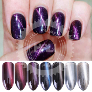 Hali 1kg Gel de Uñas Efecto Ojo de Gato, Laca en Polvo Magnética para Arte de Uñas 3D, Gel Magnético LED UV Removible Semipermanente - Product Image 2
