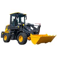 Brandneuer Mini 4WD Radlader Kompakter Radlader Radtraktor mit Frontlader für Landwirtschaft/Bauarbeiten
