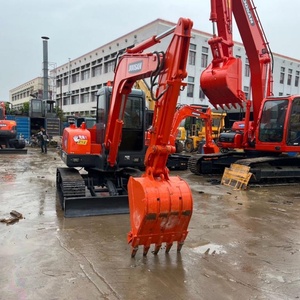 Mini-excavatrice Doosan DH55 d'occasion 5T | Mini-excavatrice avec moteur d'origine haute performance pour l'agriculture et peinture d'origine 85% - Product Image 3