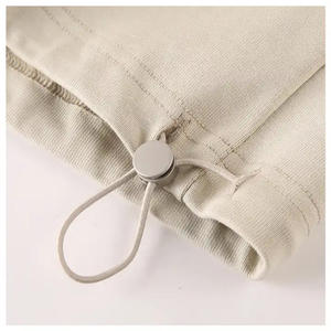 Men's Oversized <b>Mock</b> <b>Turtleneck</b> Hoodie Sweatshirt 425GSM 100% Cotton Custom Logo Embroidered Eco-Friendly Windproof Winter Kanye - Product Image 3