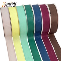 Ruban aspect lin 15 mm en rouleau, ivoire premium, marron foncé texturé, pour nœuds et décoration de chaises, vente en gros