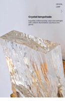 Lampe murale en cristal de fer LED JYLIGHTING avec design moderne finition dorée pour la décoration intérieure du salon