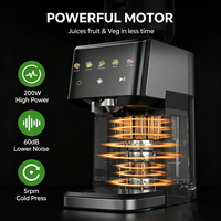 Extracteur de jus lent à froid multifonctionnel électrique domestique de haute qualité pour fruits et légumes, robuste