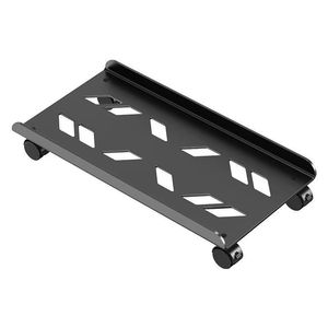 Soporte para ordenador de 22 cm x 41 cm con ruedas, soporte de almacenamiento blanco para organizador de escritorio - Product Image 3