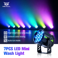 Projecteur LED MOWL 7x12W RGBW 4-en-1 120W DMX512 pour scène, fête, événement, spectacle