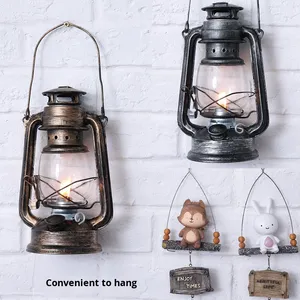 Factory Supply <b>Large</b> 31CM 19CM 25CM Portable Outdoor Tent Camping Atmosphere Lighting Kerosene Lamp - Product Image 1