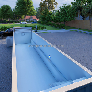 Piscine Conteneur Personnalisée Préfabriquée Modulaire pour Hôtel, Club de Plage, Piscine Hors Sol avec Système de Filtration au Sable - Product Image 5