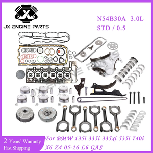 Kit de Révision Moteur N54 : Chaîne de Distribution, Piston, Bielle, Roulement, Jeu de Joints pour BMW 3.0 135i 335i 535i 740i 740li X6 3.0L 3.0T N54B30 - Product Image 2