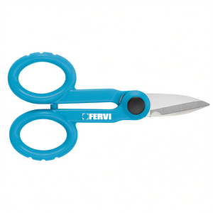 Ciseaux d'électricien Fervi 14 cm, lames en acier inoxydable à coupe de précision - Product Image 2