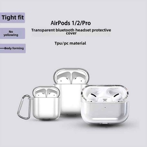 เคสซิลิโคน TPU ใสกันกระแทกสำหรับหูฟัง Airpods 1 2 3 4 Pro 2 ขายส่งจากโรงงานมืออาชีพ - Product Image 6