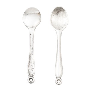 Breloques Cuillère et Fourchette pour la Fabrication de Bijoux, Pendentifs Couverts en Alliage de 55,1 mm, Bronze Antique Argent Antique - Product Image 2