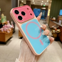 Casing Magnetik Fashion untuk iPhone 17 17 Pro 17 Promax, Casing Pengisian Daya Nirkabel Warna-warni untuk iPhone 14 15 Pro 16 Pro 16Promax