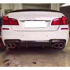Nouveau kit carrosserie en fibre de carbone pour pare-chocs avant/arrière avec feux antibrouillard, compatible BMW Série 5 F10/F18 (2010-2017), fixation par boulons - Product Image 6