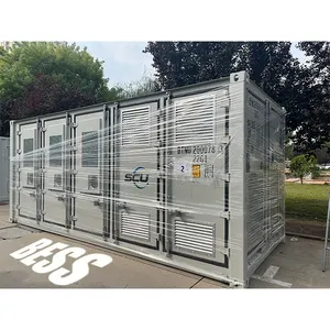 500kW 1MWH 20' Container Hybrid BESS for mining construction and remote industry combined with gas or diesel generator