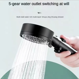 Cinque-cambio bagno nero grande uscita Multi-funzionale acqua-Stop pressurizzazione acqua calda per <span class=keywords><strong>doccia</strong></span> <span class=keywords><strong>doccia</strong></span> docce - Product Image 5