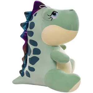 2022 OEM manufacturers Colorful color-changing dinosaur plush toy Animal Soft kids dinosaur toys