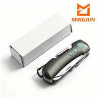 Couteau pliant en acier inoxydable, manche en alliage d'aluminium, couteau de poche multifonctionnel, outil EDC pour la randonnée en plein air, mini-couteau 180 mm