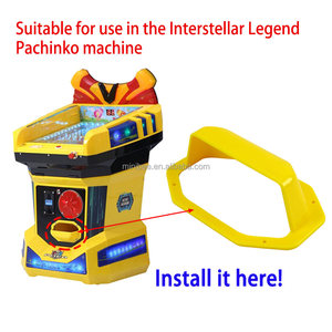 Cronache della tramoggia di monete pachinko interstellare giallo secchio di plastica con conchiglia per videogiochi accessori per macchine da gioco a gettoni - Product Image 6