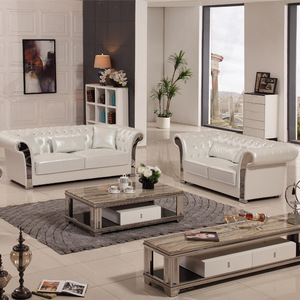 Canapé de style commercial moderne pour boîte de nuit, ensemble de canapés de bureau modernes, meubles modulaires sectionnels, canapé en cuir noir - Product Image 2