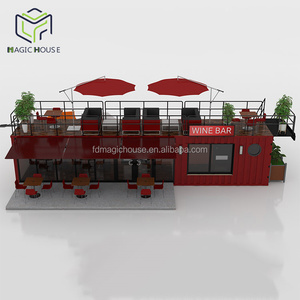 Casa Prefabricada Mágica, Casa Modular de 20 pies y 40 pies, Contenedor de <span class=keywords><strong>Comida</strong></span> Rápida para Restaurante o Bar en Venta - Product Image 1