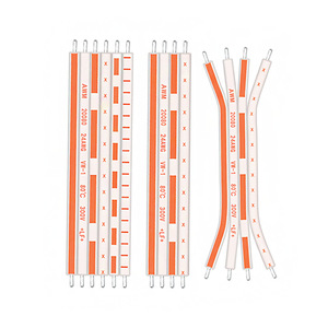 20080#24 Orange White Flexible Flat Cable FFC For LED Display Screen Connection 24AWG 300V 80C UL Certified - Product Image 1