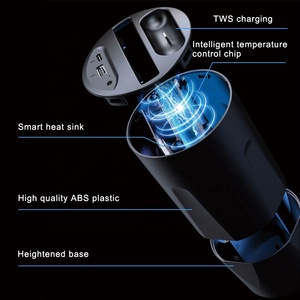 Tai Nghe Nhét Tai Điện Thoại Không Dây TWS 4 5 Trong 1 Đế Sạc Nhanh Đế Sạc Điện Thoại Không Dây Làm Mát 15W - Product Image 4