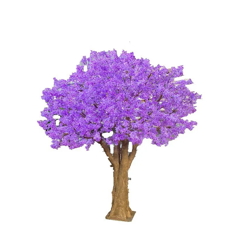 2022 Hot Sale High simulation degree lilac flower Trees indoor outdoor Artificial custom-made flower trees