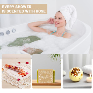 Set Regalo Lusso per Bagno e Corpo <span class=keywords><strong>con</strong></span> Bomba <span class=keywords><strong>da</strong></span> Bagno, Sapone Artigianale e Sali <span class=keywords><strong>da</strong></span> Bagno, Kit Spa Premium per <span class=keywords><strong>Casa</strong></span> per un Relax Quotidiano Totale - Product Image 3