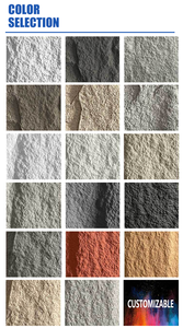 Ligero impermeable ignífugo piedra Artificial Fácil instalación Material decorativo Pu piedra piel simulación piedra - Product Image 6
