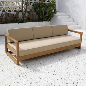 Ensemble <span class=keywords><strong>de</strong></span> canapés d'extérieur robustes résistants aux intempéries, meubles <span class=keywords><strong>de</strong></span> <span class=keywords><strong>jardin</strong></span> en aluminium imperméables, canapé <span class=keywords><strong>de</strong></span> conversation, table basse pour hall et patio - Product Image 3