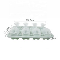 Moule à glaçons en silicone écologique en forme d'alpaga, 4 cavités, moules à glaçons animaux, moules à glaçons en silicone DIY