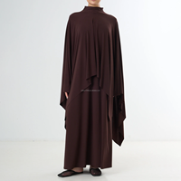 Ensembles de vêtements en jersey Willson Premium pour femmes, 2 pièces, respirants, élégants, luxueux, abaya au design simple, vêtements islamiques abaya