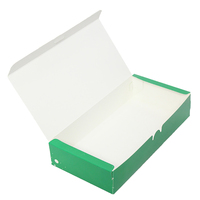 Boîte cadeau de Noël personnalisée verte, design gratuit, décoration, boîte en papier ondulé pour chocolat, bonbons, cadeau de Noël