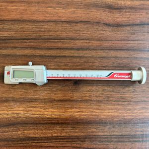 Calibrador <span class=keywords><strong>Digital</strong></span> <span class=keywords><strong>Vernier</strong></span> con Estructura de Acero Ignífugo, Medidor de Espesor de Revestimiento, Resolución de 0.1mm, Precisión de +/-0.01mm - Product Image 4