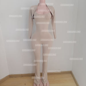 سروال قصير لياقة بدنية من قطعة واحدة Bodycon وصل حديثًا بشعار مخصص بدلة نسائية بطباعة جلد النمر - Product Image 4