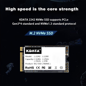 KDATA Hard Disk M2 NVMe SSD 512gb, Hard Drive asli, Hard Drive 2TB SSD 1TB M.2 2242 PCIe 4.0, Hard Drive Internal Solid State untuk Laptop PC - Product Image 3